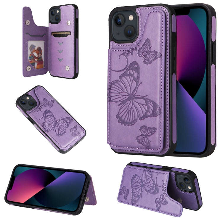 Custodia per telefono antiurto con motivo a farfalla, For iPhone 13 mini