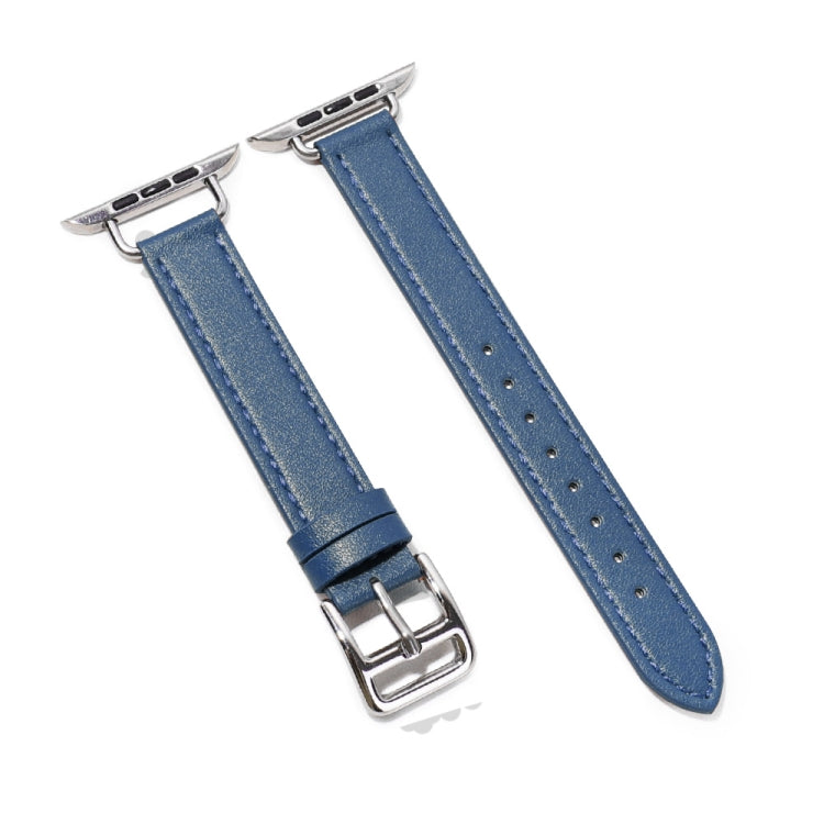 Cinturino in pelle di vacchetta da 14 mm per la serie Apple Watch, 7 41mm/6&SE&5&4 40mm/3&2&1 38mm, 7 45mm/6&SE&5&4 44mm/3&2&1 42mm