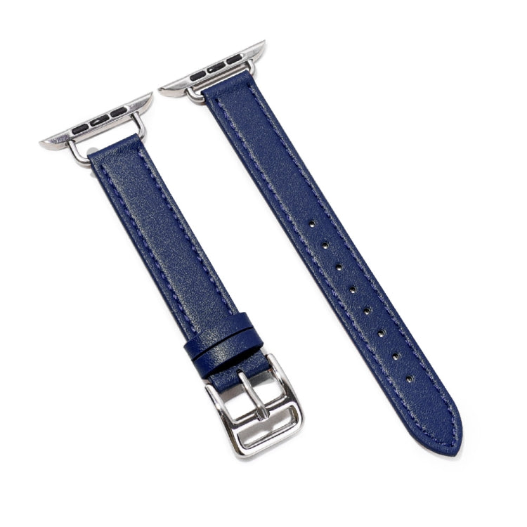 Cinturino in pelle di vacchetta da 14 mm per la serie Apple Watch, 7 41mm/6&SE&5&4 40mm/3&2&1 38mm, 7 45mm/6&SE&5&4 44mm/3&2&1 42mm