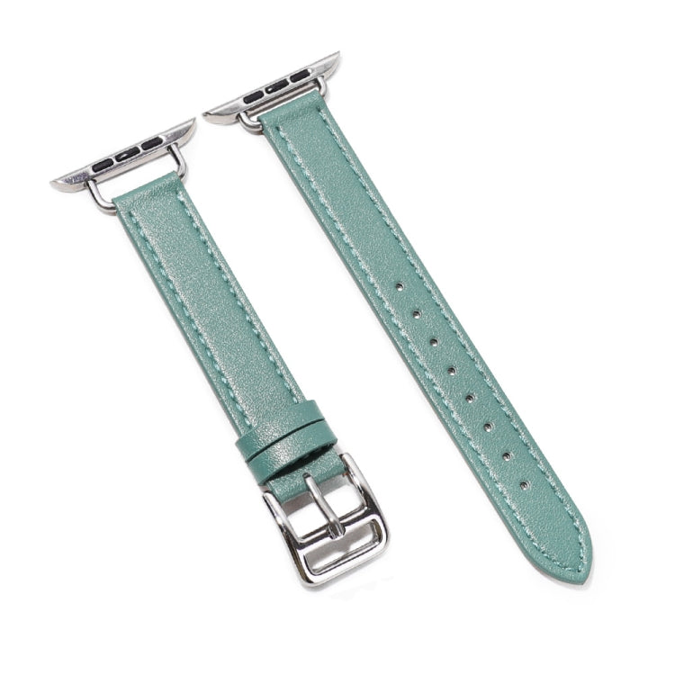 Cinturino in pelle di vacchetta da 14 mm per la serie Apple Watch, 7 41mm/6&SE&5&4 40mm/3&2&1 38mm, 7 45mm/6&SE&5&4 44mm/3&2&1 42mm