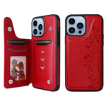 Custodia antiurto con motivo sei gatti per iPhone 13 Pro Max