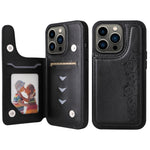 Custodia antiurto con motivo sei gatti per iPhone 13 Pro Max
