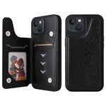 Custodia antiurto con motivo sei gatti per iPhone 13 Pro Max