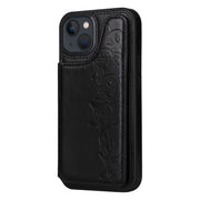 Custodia per telefono antiurto con motivo a goffratura a sei gatti, For iPhone 13 mini
