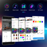 GVVOOHOME LED Symphony Luce d'atmosfera da pavimento con telecomando, USB, US Plug, EU Plug, UK Plug