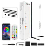 Lampada da terra LED Symphony RGB Atmosphere con telecomando, 1.2m, 1.6m
