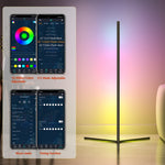 Lampada da terra LED Symphony RGB Atmosphere con telecomando, 1.2m, 1.6m