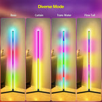 Lampada da terra LED Symphony RGB Atmosphere con telecomando, 1.2m, 1.6m