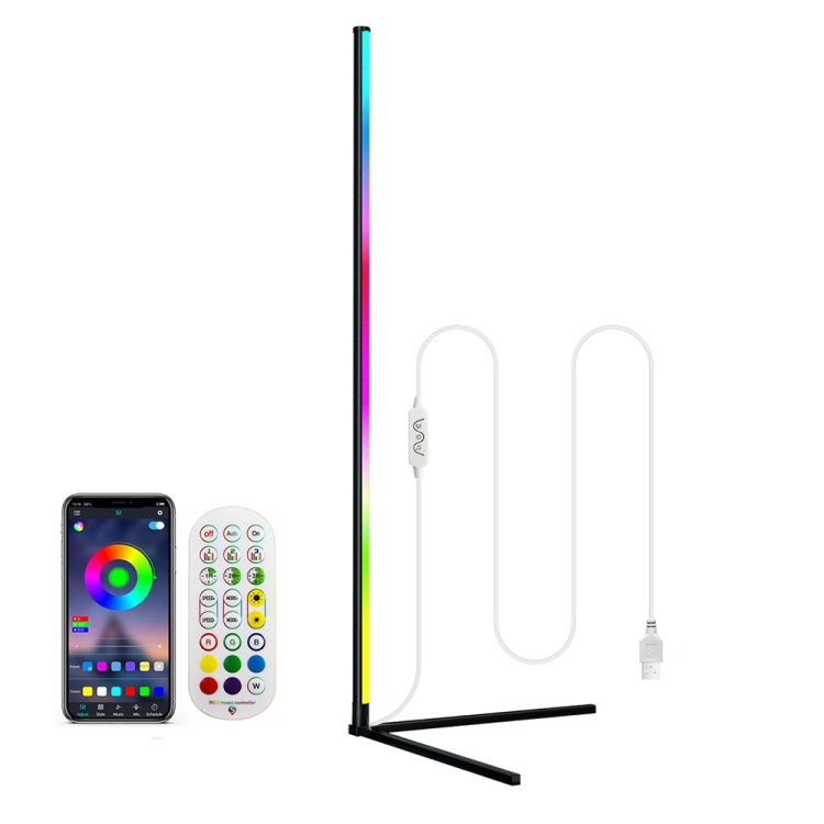 Lampada da terra LED Symphony RGB Atmosphere con telecomando, 1.2m, 1.6m