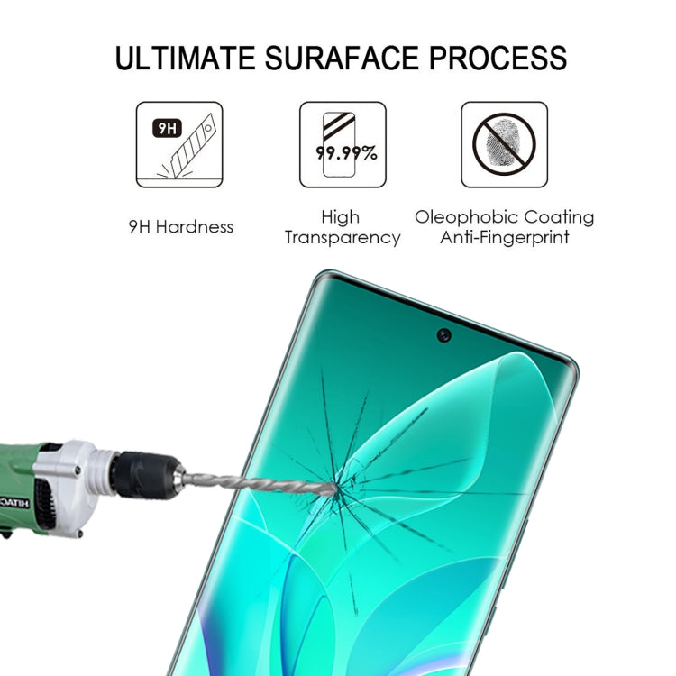 Pellicola in vetro temperato a schermo intero con bordo curvo 3D, For Honor 60 / 60 SE (1 PC), For Honor 60 Pro (1 PC)