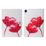 Custodia flip in pelle con disegno 3D per iPad mini 6