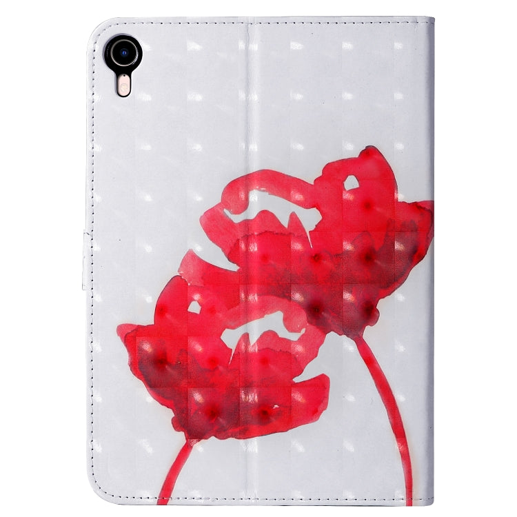Custodia flip in pelle con disegno 3D per iPad mini 6