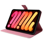 Custodia flip in pelle con disegno 3D per iPad mini 6