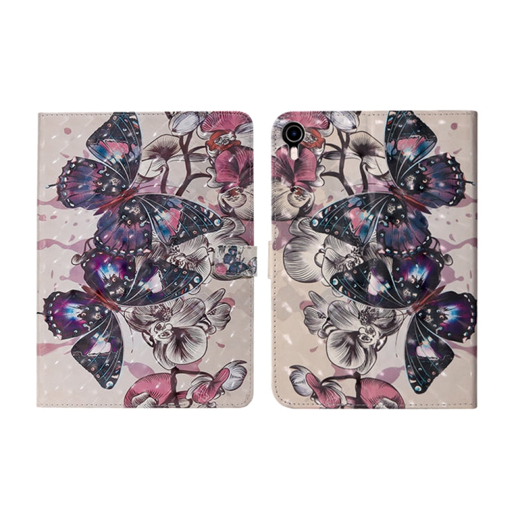 Custodia flip in pelle con disegno 3D per iPad mini 6