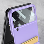 GKK Custodia per telefono ultrasottile a copertura totale con cinturino, For Samsung Galaxy Z Flip3 5G