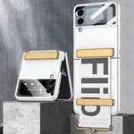 GKK Ultra-sottile custodia a libro per telefono con copertura completa con cinturino, For Samsung Galaxy Z Flip3 5G