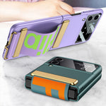 GKK Ultra-sottile custodia a libro per telefono con copertura completa con cinturino, For Samsung Galaxy Z Flip3 5G