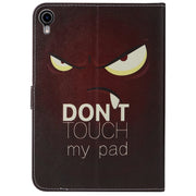Custodia per tablet in pelle Flip orizzontale con disegno colorato, For iPad mini 6
