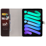 Custodia portafoglio in pelle flip per iPad mini 6
