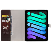 Custodia per tablet in pelle Flip orizzontale con disegno colorato, For iPad mini 6
