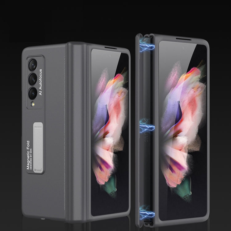 Custodia a libro magnetica per telefono con copertura completa GKK con supporto, For Samsung Galaxy Z Fold3 5G