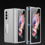 Custodia a libro magnetica per telefono con copertura completa GKK con supporto, For Samsung Galaxy Z Fold3 5G