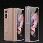Custodia a libro magnetica per telefono con copertura completa GKK con supporto, For Samsung Galaxy Z Fold3 5G