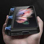 Custodia a libro magnetica per telefono con copertura completa GKK con supporto, For Samsung Galaxy Z Fold3 5G
