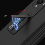 Custodia a libro magnetica per telefono con copertura completa GKK con supporto, For Samsung Galaxy Z Fold3 5G