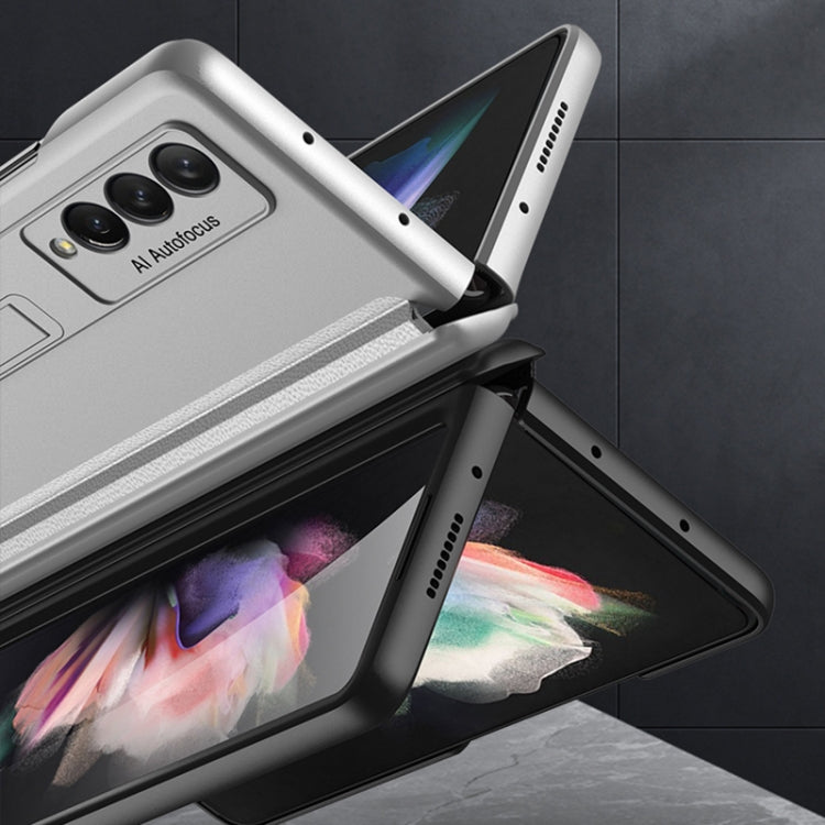 Custodia a libro magnetica per telefono con copertura completa GKK con supporto, For Samsung Galaxy Z Fold3 5G