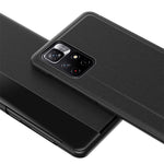 Custodia per telefono in pelle con vista sulla finestra, For Xiaomi Redmi Note 11 Pro, For Xiaomi Redmi Note 11, For Samsung Galaxy S22 Ultra 5G, For Samsung Galaxy S22+ 5G, For Samsung Galaxy S22 5G