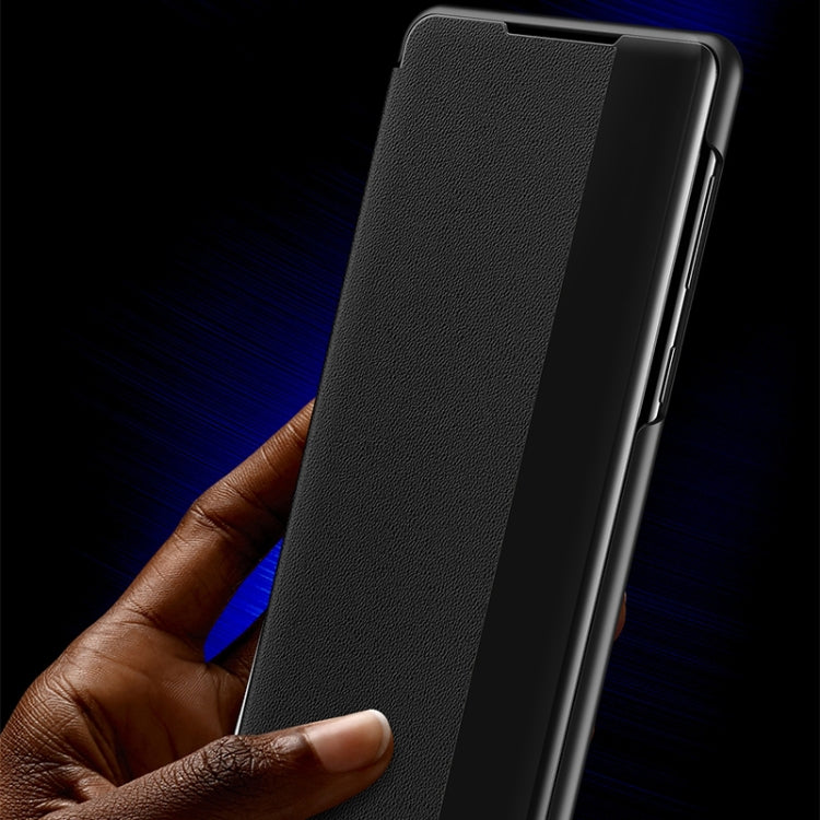 Custodia per telefono in pelle con vista sulla finestra, For Xiaomi Redmi Note 11 Pro, For Xiaomi Redmi Note 11, For Samsung Galaxy S22 Ultra 5G, For Samsung Galaxy S22+ 5G, For Samsung Galaxy S22 5G