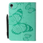 Custodia tablet in pelle con motivo farfalla per iPad mini 6