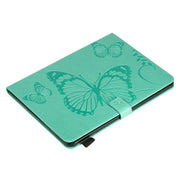 Custodia per tablet in pelle a vibrazione orizzontale con motivo a farfalla con stampa pressata, For iPad mini 6