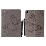 Custodia tablet in pelle con motivo farfalla per iPad mini 6