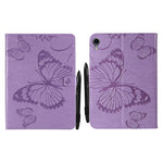 Custodia tablet in pelle con motivo farfalla per iPad mini 6