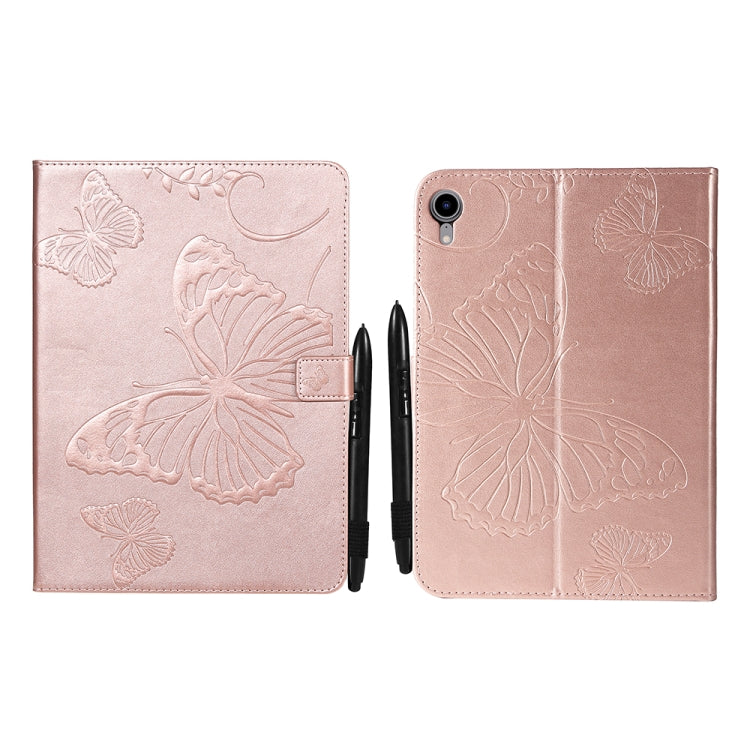 Custodia tablet in pelle con motivo farfalla per iPad mini 6