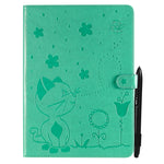 Custodia tablet in pelle a ribalta con motivo Cat Bee per iPad mi