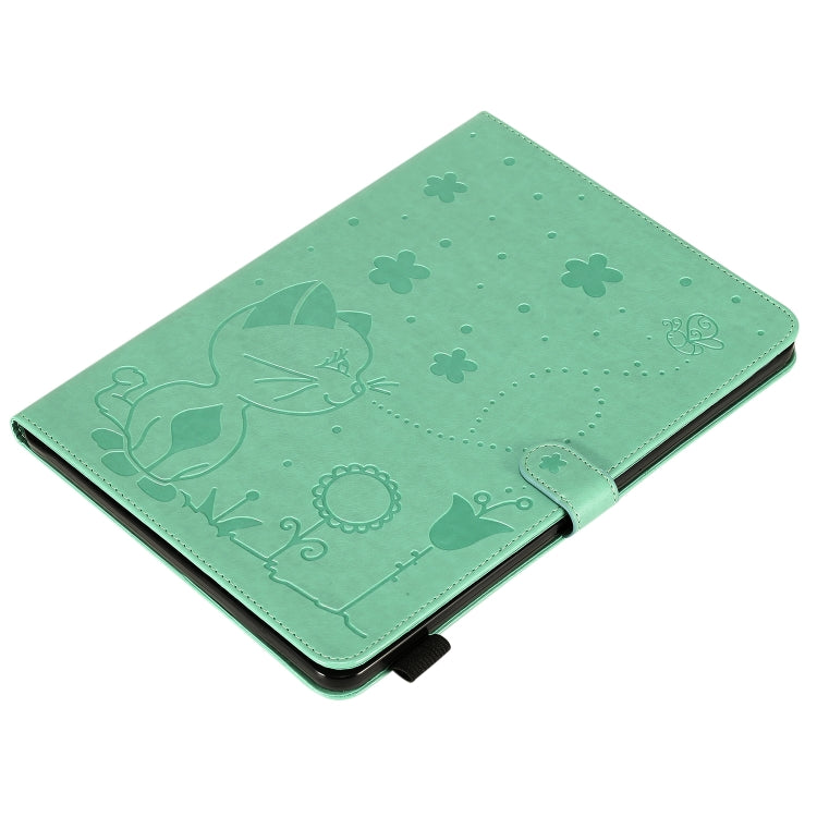 Custodia tablet in pelle a ribalta con motivo Cat Bee per iPad mi