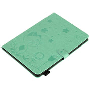 Custodia per tablet in pelle a ribalta orizzontale con motivo a rilievo Cat Bee, For iPad mini 6