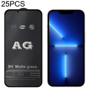 25 PZ AG Pellicola in vetro temperato a copertura totale smerigliata opaca, For iPhone 13 mini (25pcs), For iPhone 16e / 13 / 13 Pro  (25pcs), For iPhone 13 Pro Max (25pcs)