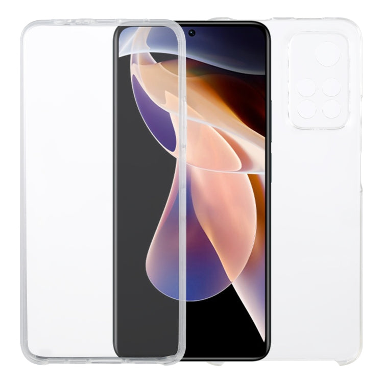Custodia per telefono trasparente all-inclusive a doppia faccia in PC + TPU, For Xiaomi Redmi Note 11 Pro