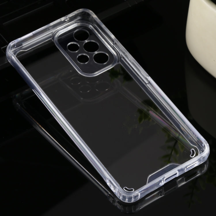 Custodia per telefono in TPU + PC trasparente a quattro angoli, For Samsung Galaxy A53 5G