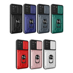 Custodia per telefono con custodia per fotocamera con slot per schede e supporto, For Samsung Galaxy S21 FE 5G
