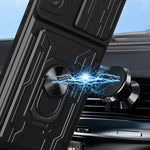 Custodia per telefono con custodia per fotocamera con slot per schede e supporto, For Samsung Galaxy S21 FE 5G