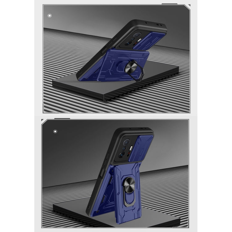 Custodia per telefono con custodia per fotocamera con slot per schede e supporto, For Xiaomi 11T, For Xiaomi Redmi Note 10 Pro, For Xiaomi Redmi 10