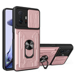 Custodia per telefono con custodia per fotocamera con slot per schede e supporto, For Xiaomi 11T, For Xiaomi Redmi Note 10 Pro, For Xiaomi Redmi 10