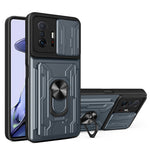 Custodia per telefono con custodia per fotocamera con slot per schede e supporto, For Xiaomi 11T, For Xiaomi Redmi Note 10 Pro, For Xiaomi Redmi 10