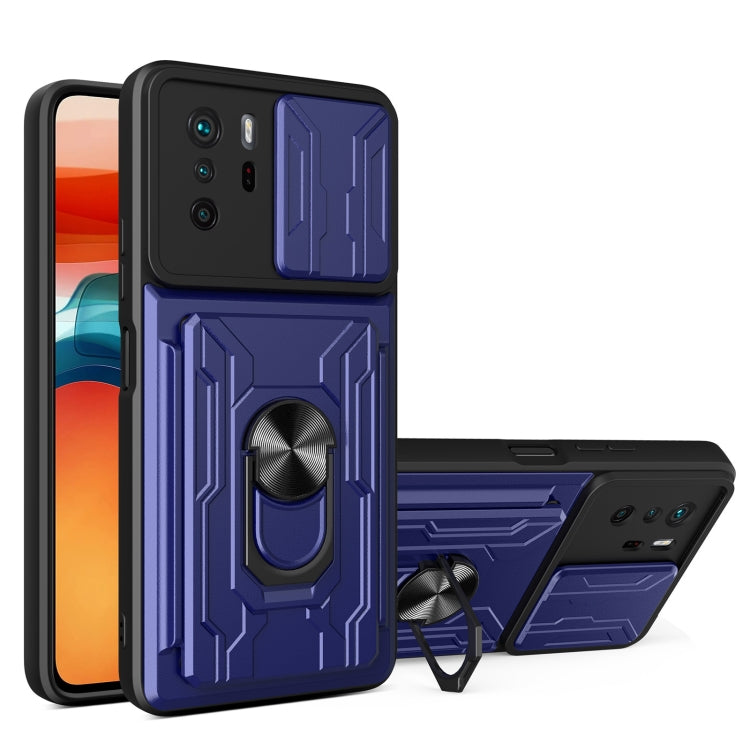Custodia per telefono con custodia per fotocamera con slot per schede e supporto, For Xiaomi 11T, For Xiaomi Redmi Note 10 Pro, For Xiaomi Redmi 10