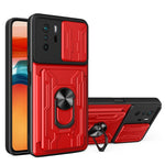 Custodia per telefono con custodia per fotocamera con slot per schede e supporto, For Xiaomi 11T, For Xiaomi Redmi Note 10 Pro, For Xiaomi Redmi 10